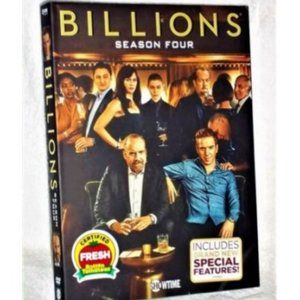 Billions Season 4 (DVD, 2019, 4-Disc) NEW Maggie Siff Paul Giamatti Damian